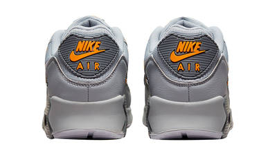 Nike Air Max 90 Wolf Grey Orange Back