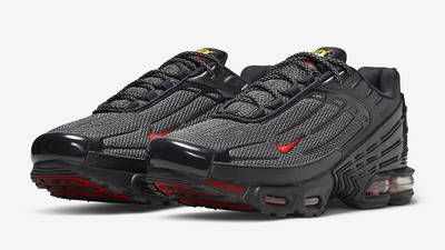 Nike Air Max Plus 3 Black Red Silver DO6385-002 Side