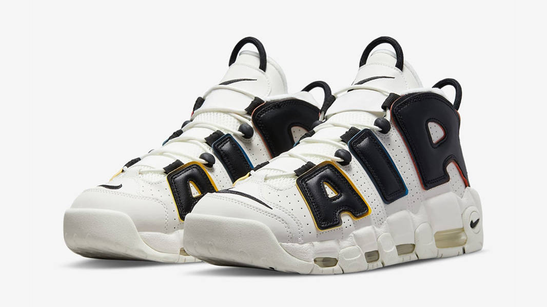 Nike Air More Uptempo Primary Colours White Front