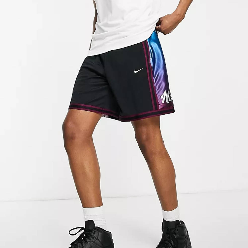 Nike Basketball DNA+ DriFIT Side Panel Shorts Black The Sole Supplier