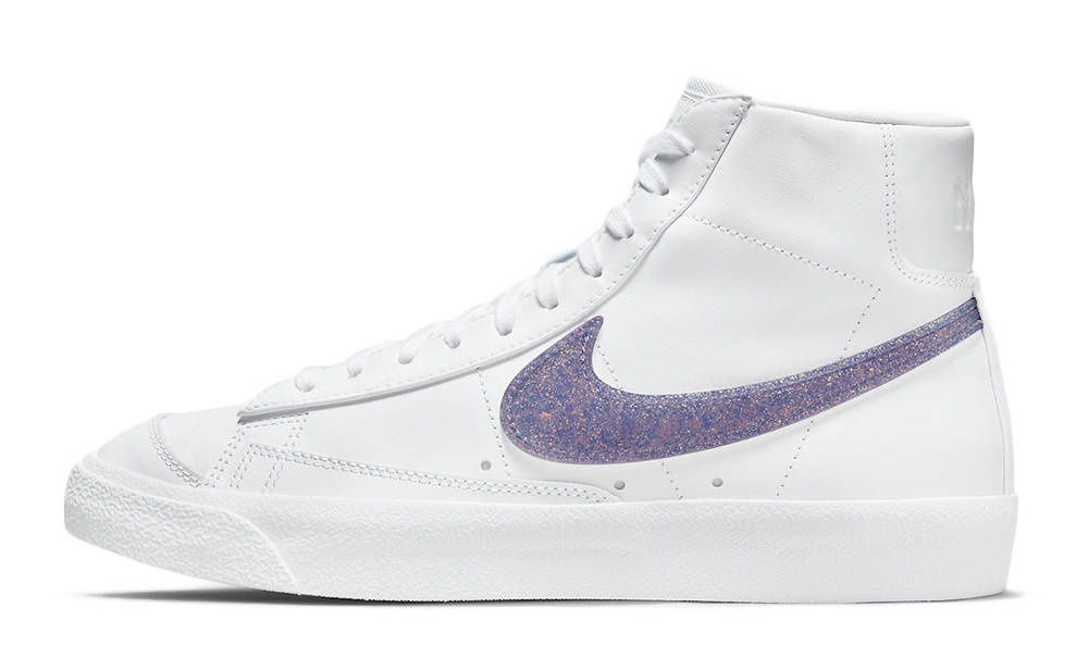 Nike Blazer Mid 77 Glitter Swoosh Purple
