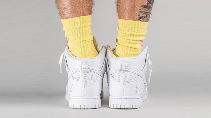 dunk high first use on feet