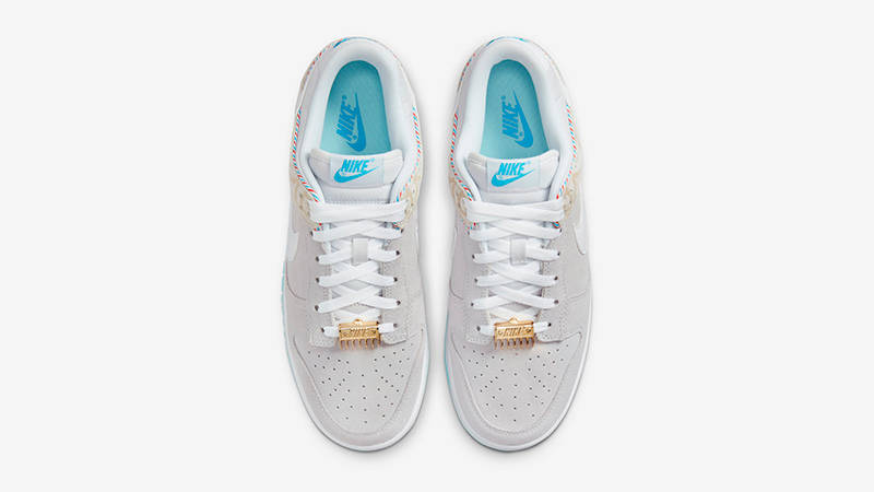 Nike Dunk Low White Barber Shop | Where To Buy | DH7614-500 | The