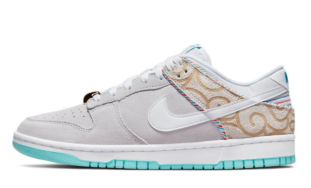 Nike Dunk Low White Barber Shop
