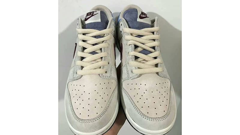 Nike Dunk Low Grey Burgundy Front