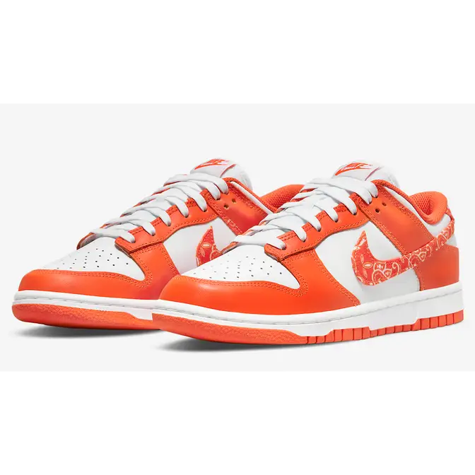 Nike Dunk Low Orange Paisley | Where To Buy | DH4401-103 | The Sole ...