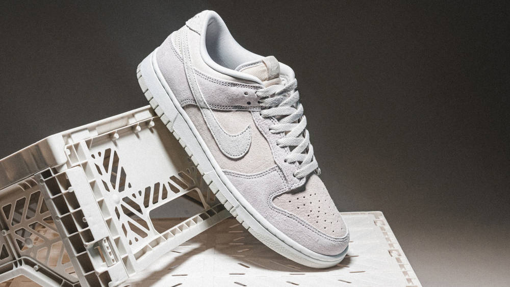 Image via 43einhalb Nike Dunk Low PRM Vast Grey Colourway Drop Date