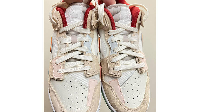 Nike Dunk Low Scrap Shapeless Formless Limitless toebox