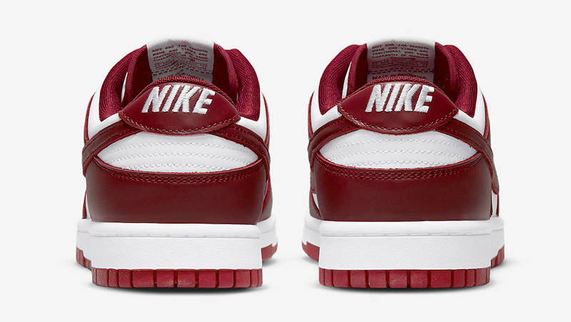Nike Dunk Low Team Red DD1391-601 Back