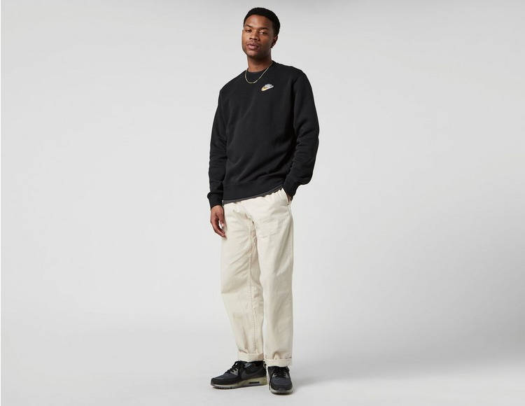 Nike Keep It Clean Crew Neck Sweatshirt Black Full