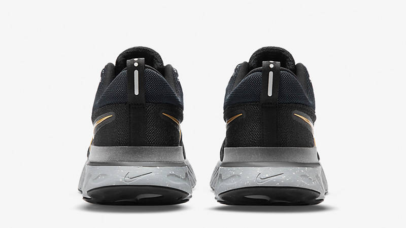 Nike React Infinity Run Flyknit 2 Black Grey CT2357-009 BACK
