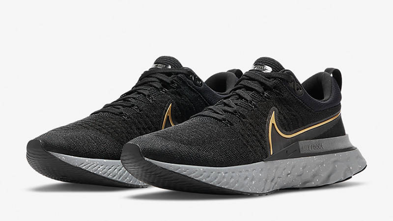Nike React Infinity Run Flyknit Black Grey Where To Buy