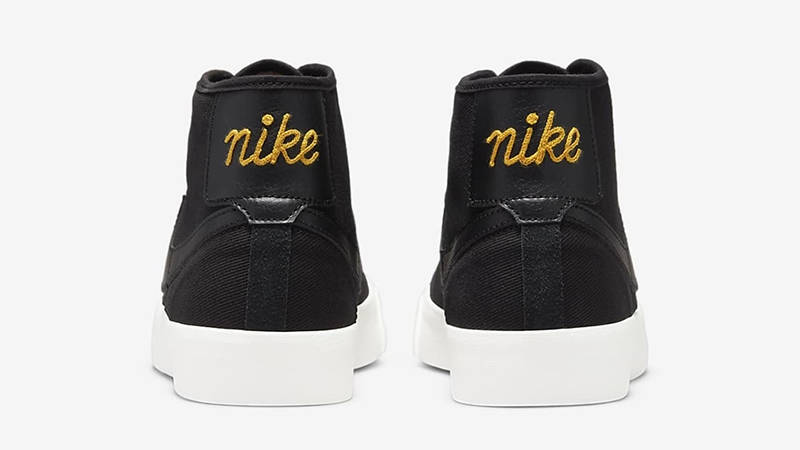 Nike SB Blazer Court Mid Paisley Black DH7479-001 Back