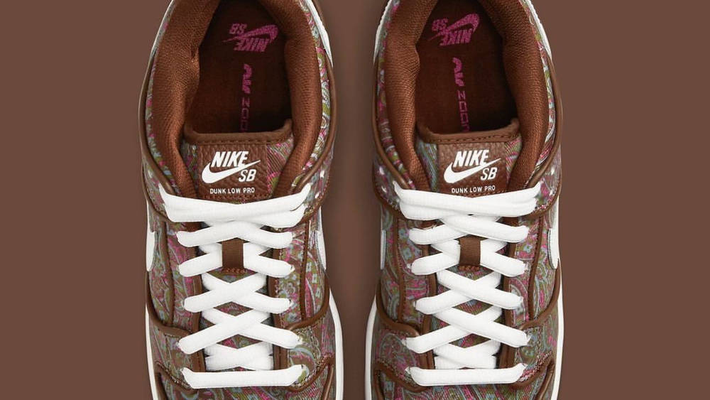 Image via Nike nike sb dunk low paisley 5
