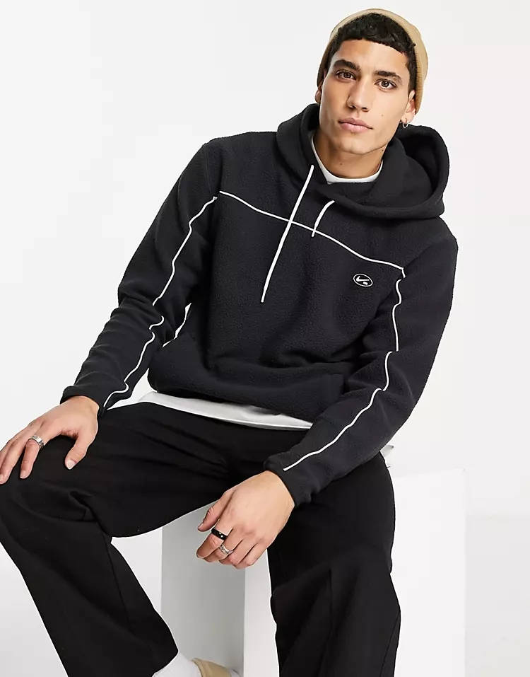 mens nike sherpa hoodie