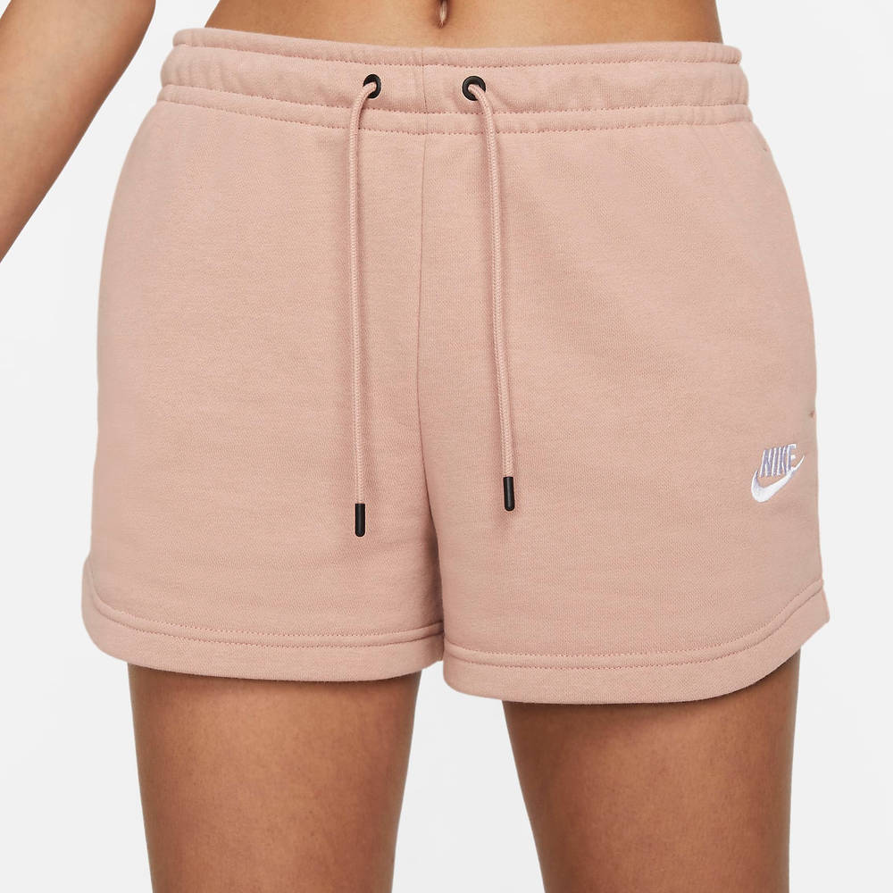 Nike Sportswear Essential French Terry Shorts Rose Whisper The Sole