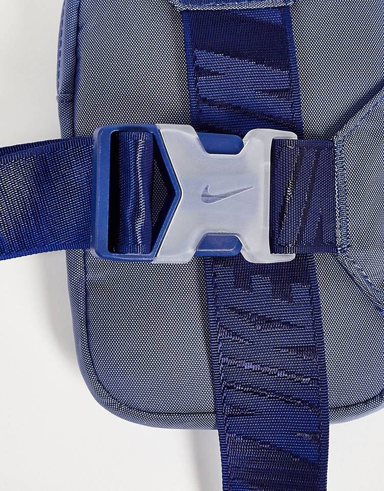 Nike Sportswear Essentials Cross Body Bag Blue Detail