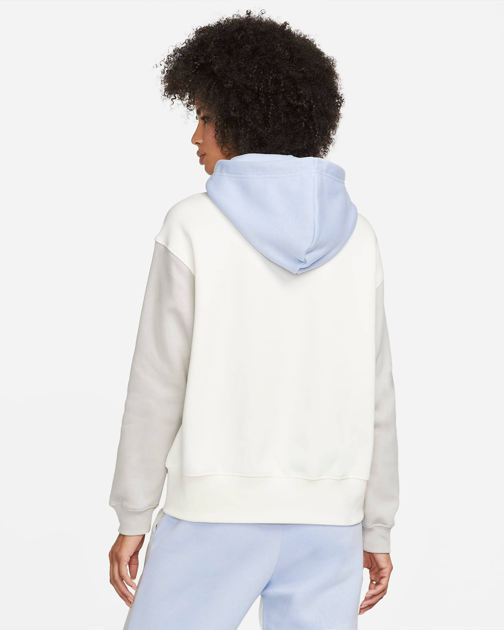 nike block colour hoodie