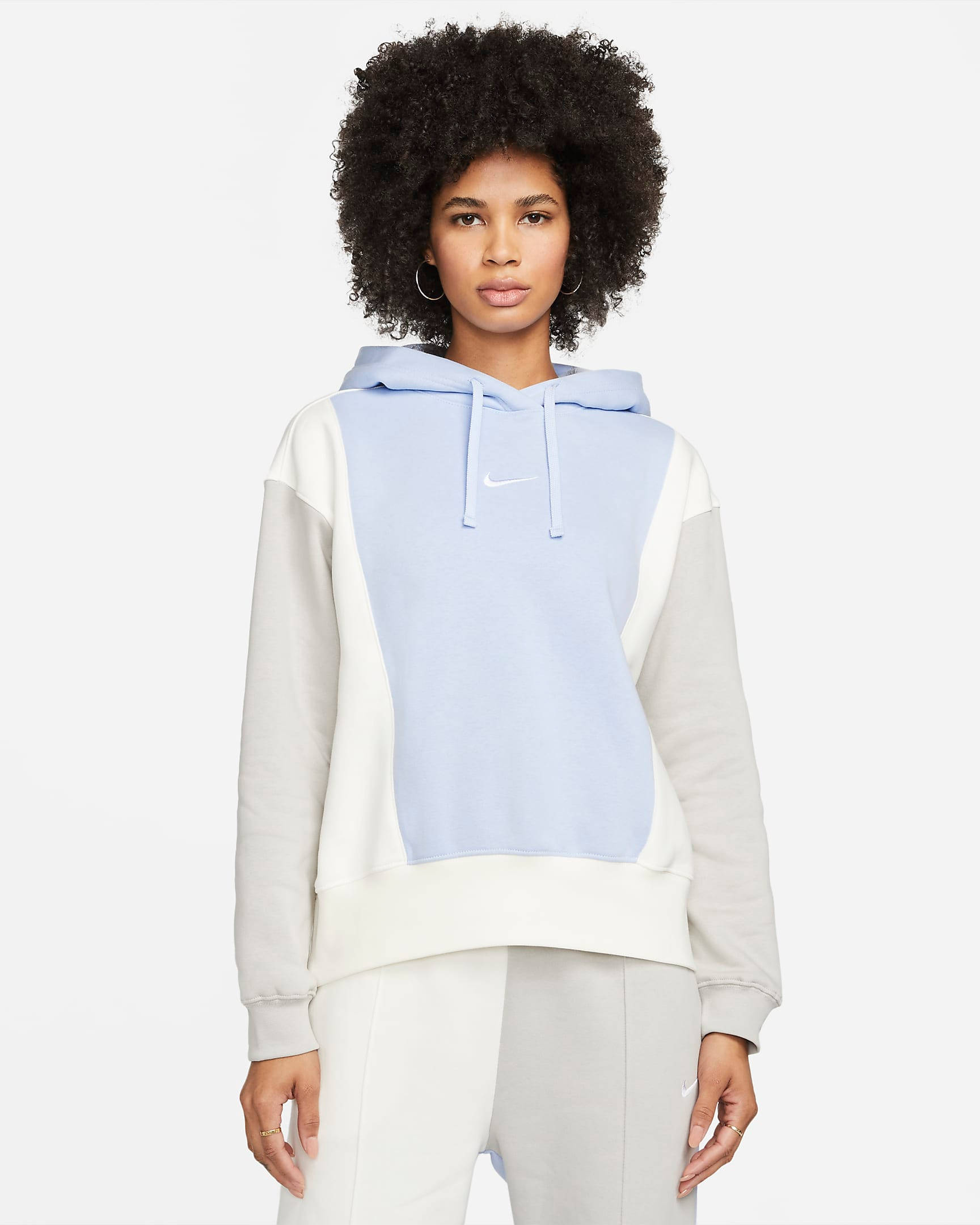 Nike Sportswear Asos Nike Colour Block Hoodie Oversized Multi