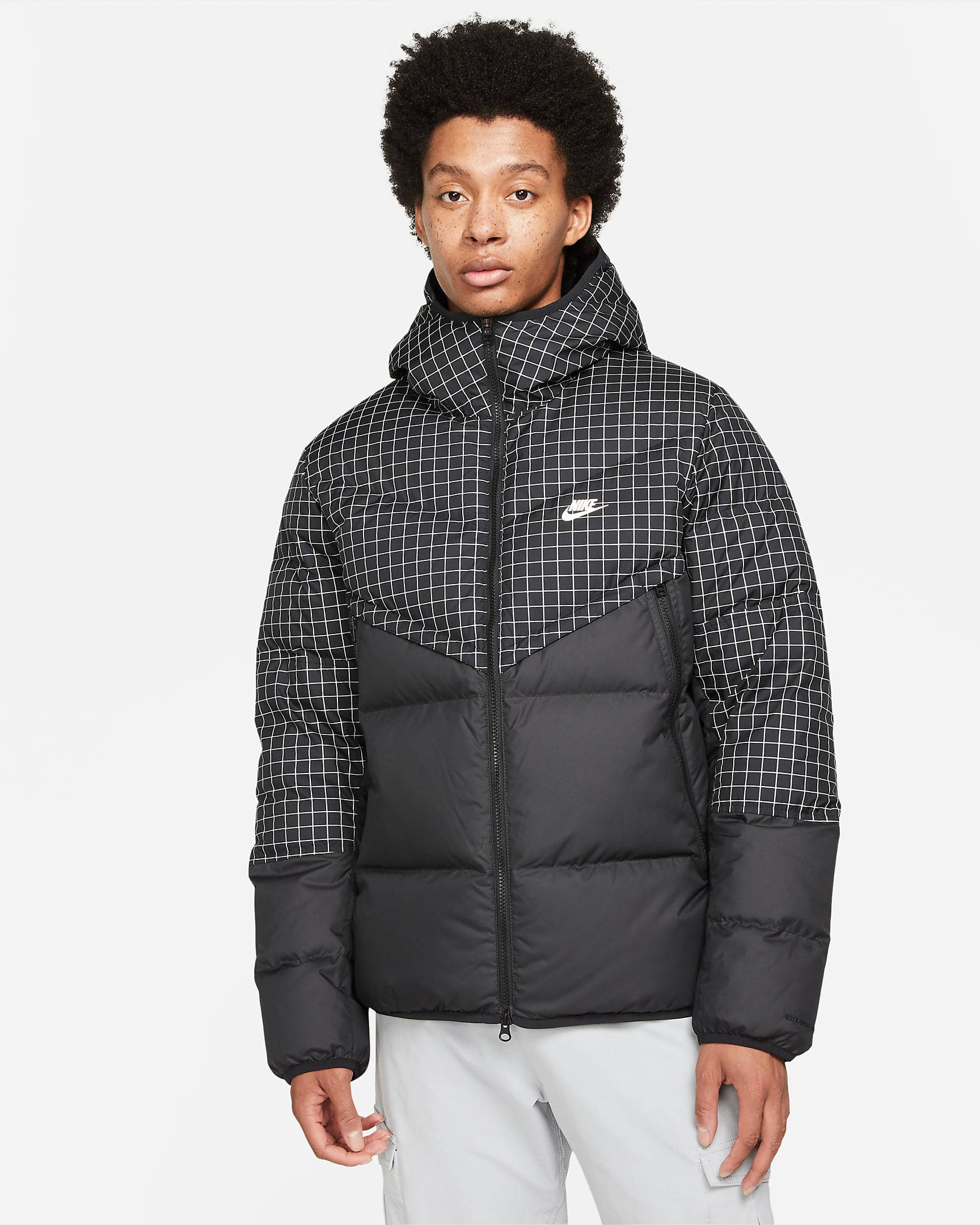 Nike reflective shop grid jacket