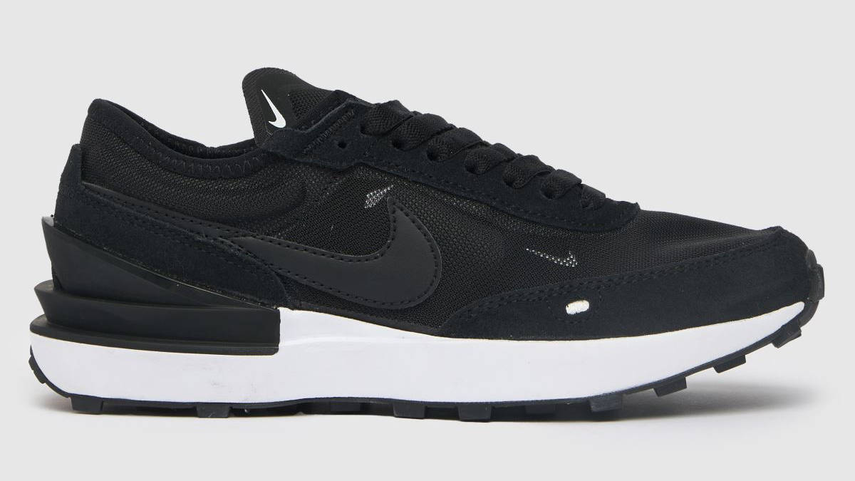 Nike Waffle One GS Black White