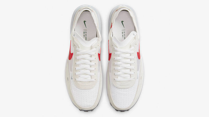 Nike Waffle One Just Do It White Red DQ0793-100 middle