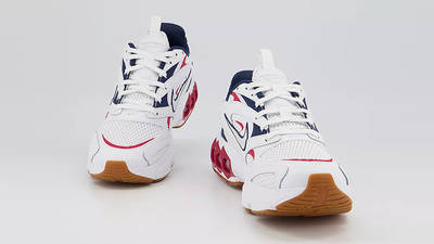 Nike Zoom Air Fire White Hibiscus Navy