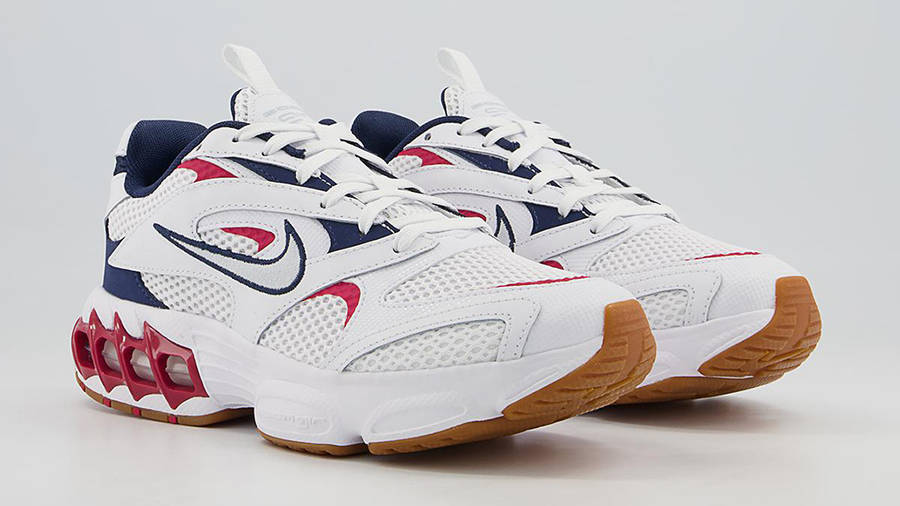 Nike Zoom Air Fire White Hibiscus Navy