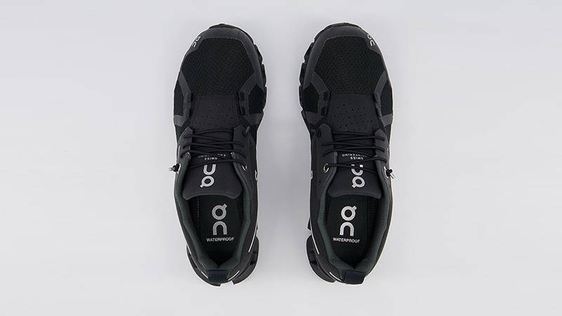 On Running Cloud Waterproof Black Lunar Top