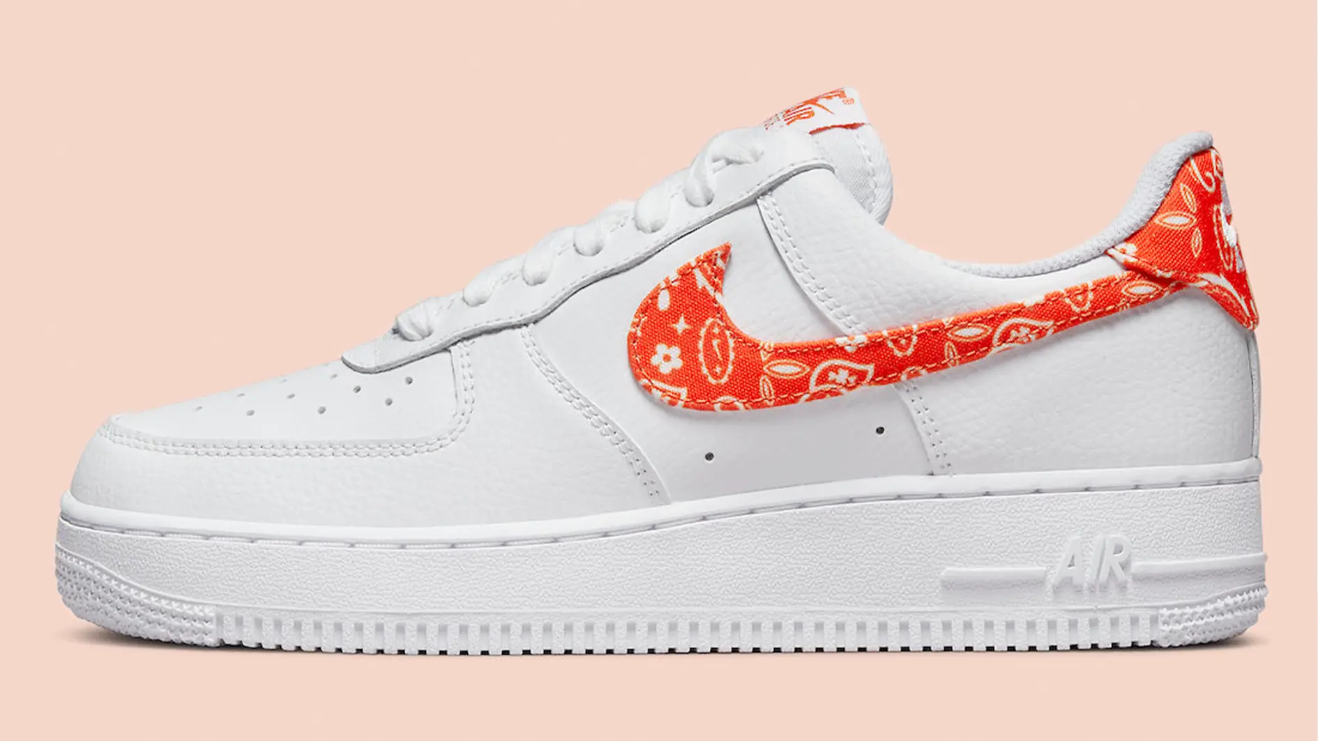 This Tangerine-Hued Air Force 1 Has Joined Nike's Paisley Pack