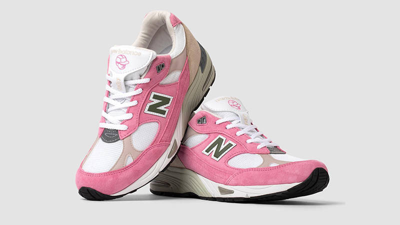 Paperboy Paris x New Balance 991 Pink White Front
