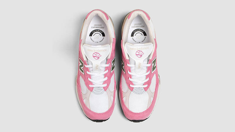 Paperboy Paris x New Balance 991 Pink White Top