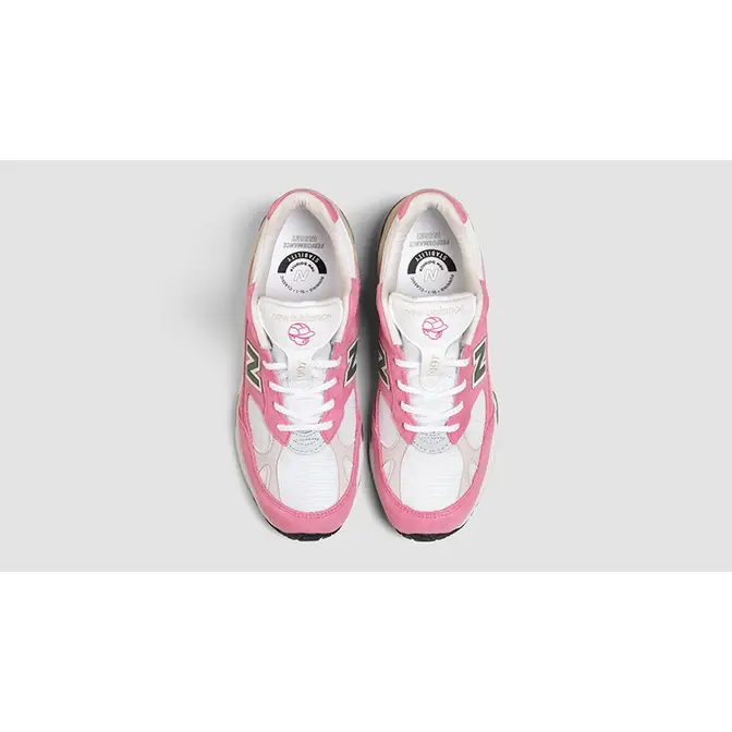 Paperboy Paris x New Balance 991 Pink White | Where To Buy