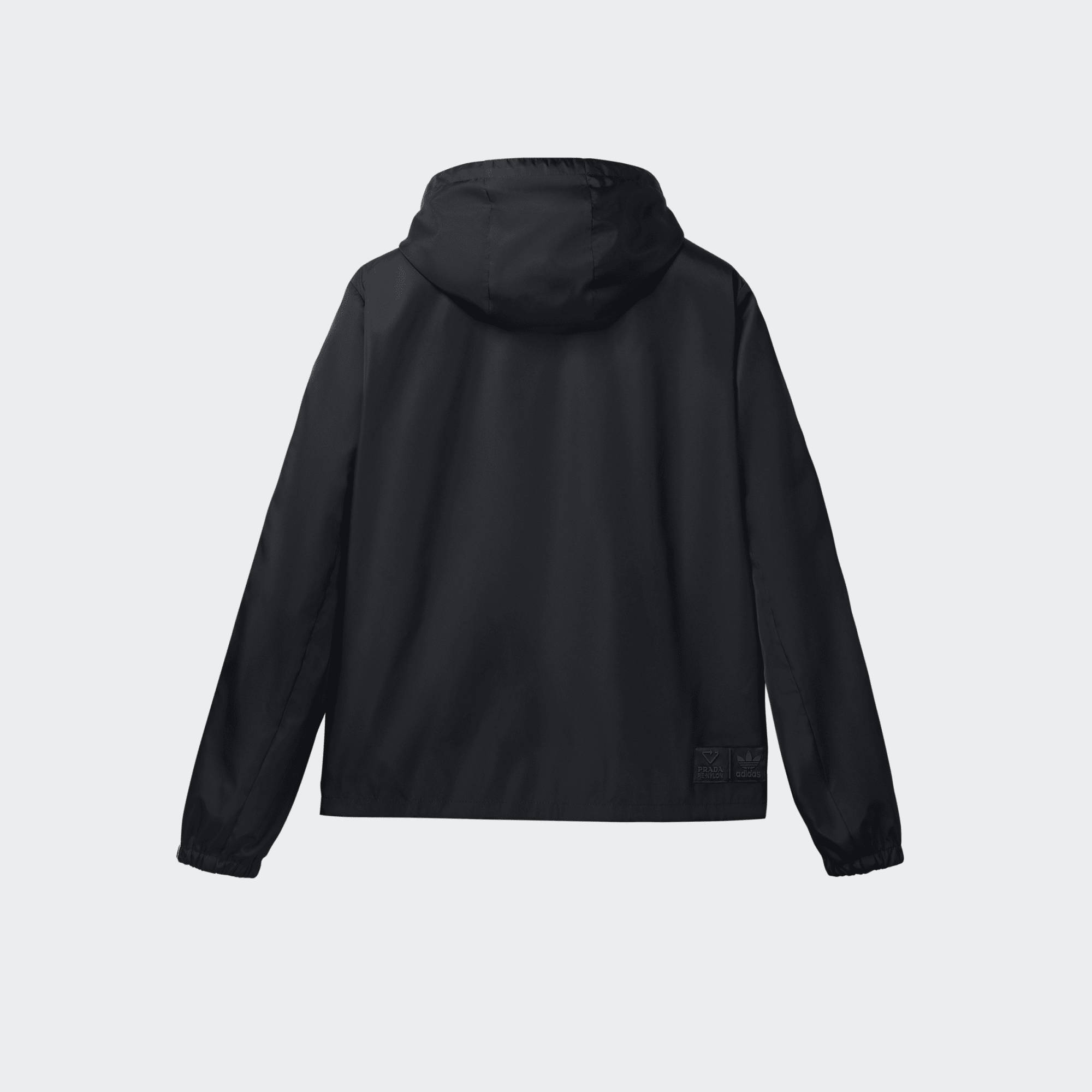 ジャケット・アウター PRADA adidas RE-NYLON HOODED JACKET 44 adidas for Prada Re-Nylon Hooded Track Jacket Black - FW21 - US