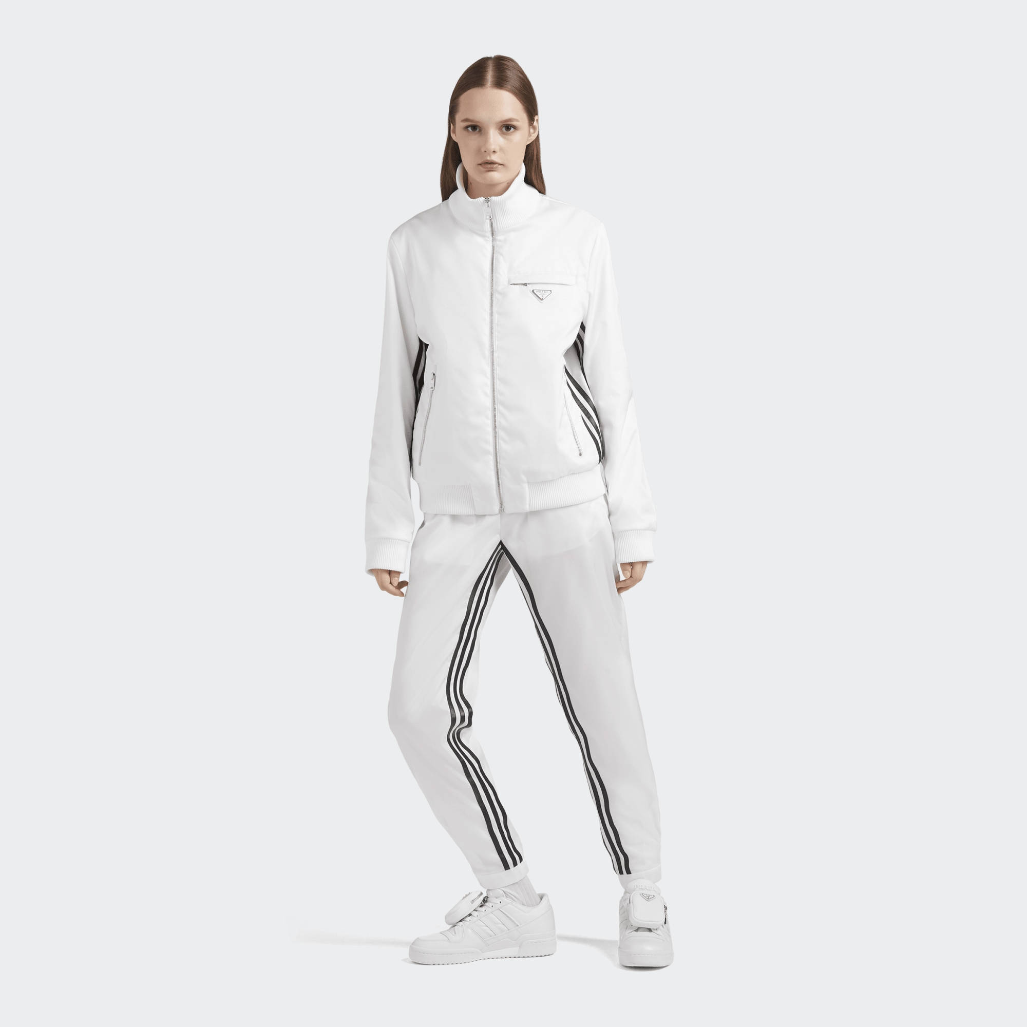 Prada tracksuit white on sale