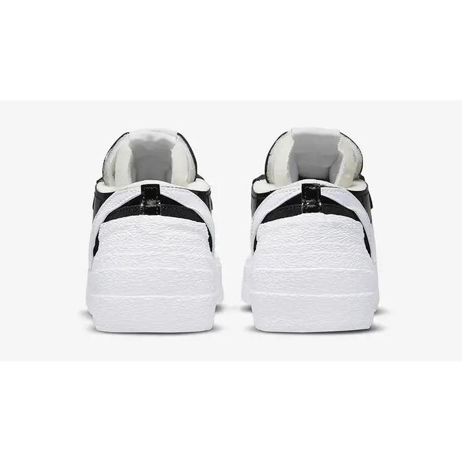 sacai x Nike Blazer Low Black White Patent | Where To Buy | DM6443-001 ...