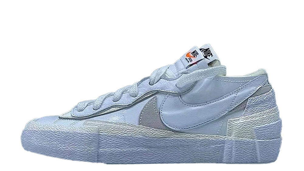 sacai x Nike Blazer Low White Grey