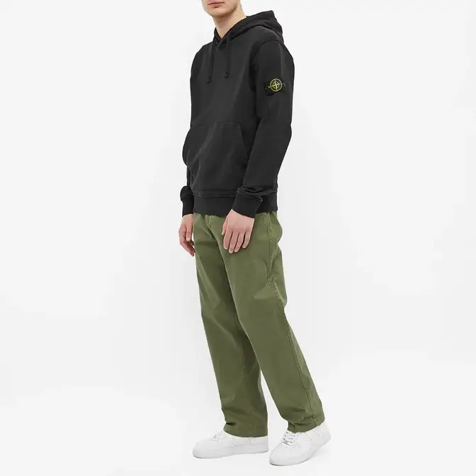 Stone island popover on sale hoodie