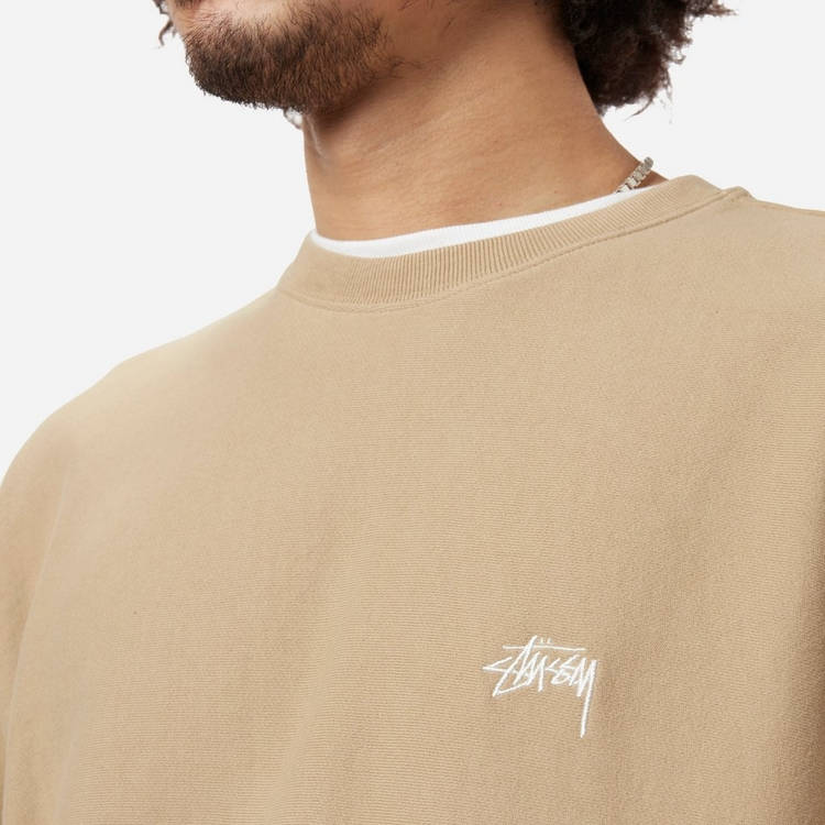 Stussy Stock Logo Crew Jumper | Where To Buy