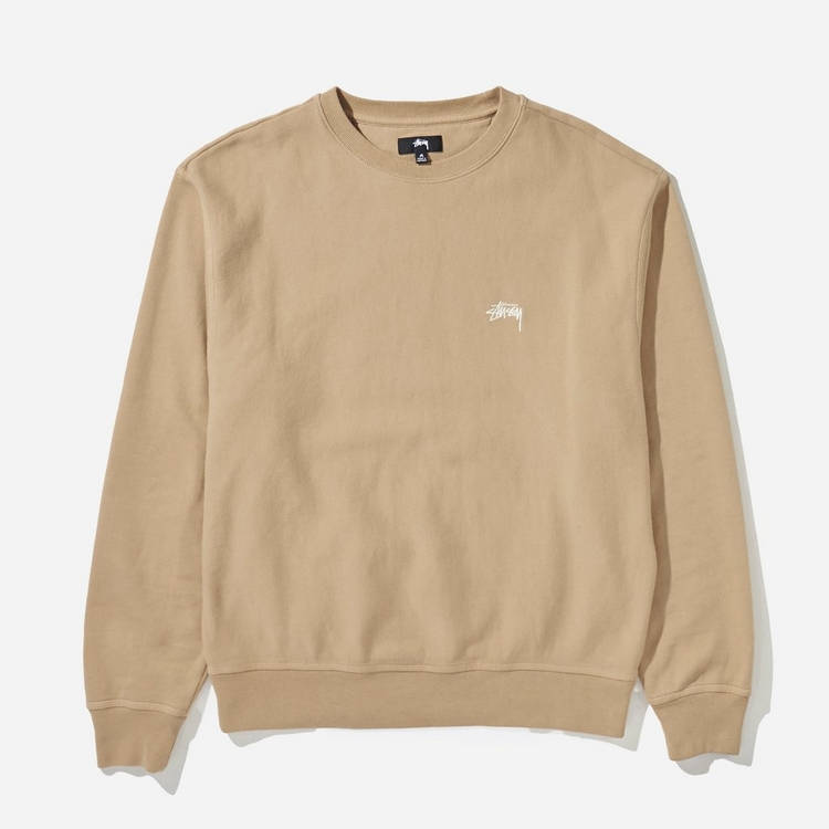 Stussy Stock Logo Crew Jumper | Where To Buy