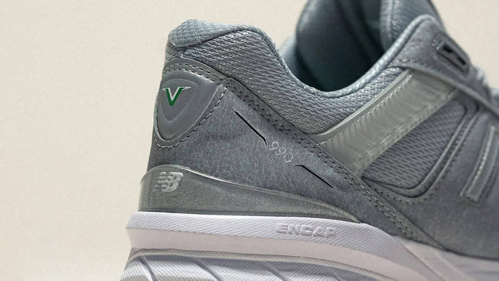 The New Balance 990v5 Vegan Grey Colourway
