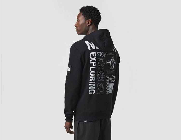 The North Face Black Box Galahm Hoodie Black Back