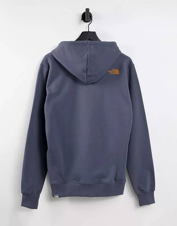 The North Face Center Dome Hoodie Grey Back