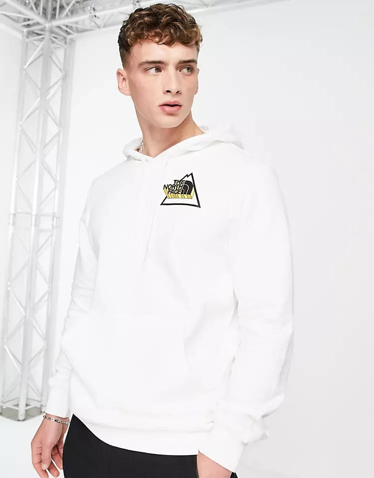 The North Face Playful Logo Hoodie White