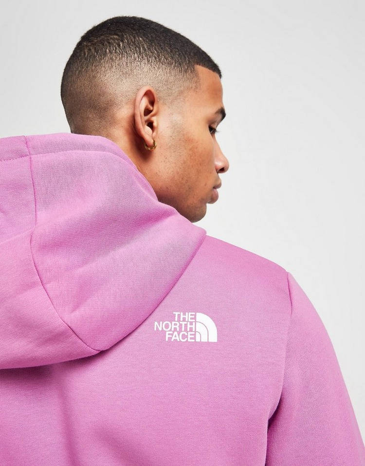 The North Face Simple Dome Hoodie Violet Detail