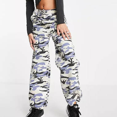 Topshop Mid Rise Casual Wide Leg Utility Trouser Topshop Mid Rise Casual Wide Leg Utility Trouser