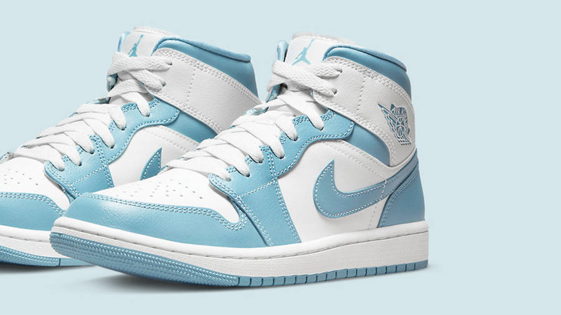 UNC-Inspired Hues Dress This Latest Air Jordan 1 Mid | The Sole