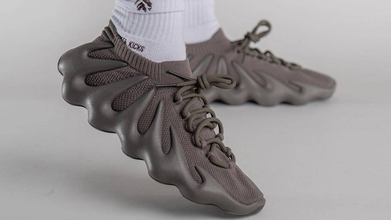 The Yeezy 450 Surfaces in a Clean Grey Colourway