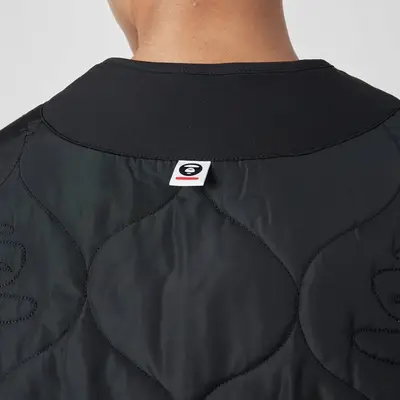 Monnalisa floral print hooded jacket Black Detail 2