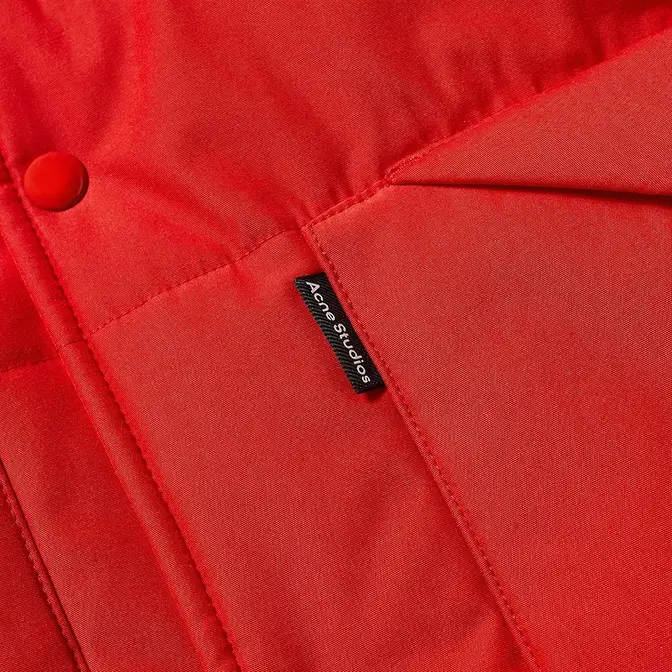 Columbia omni-tech titanium jacket куртка жіноча лижна коламбія Oversize Padded Face Vest Bright Red Detail 2